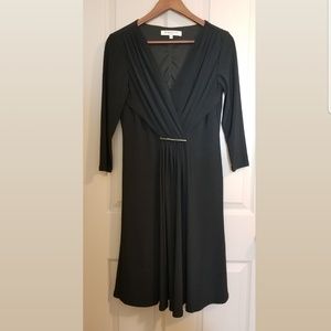 3/$20 EVAN PICONE|Sz6 Dress Black(Drape/Stretchy)